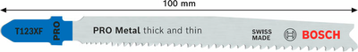 STICKSÅGBLAD T123X PROG 3ST METALL BOSCH