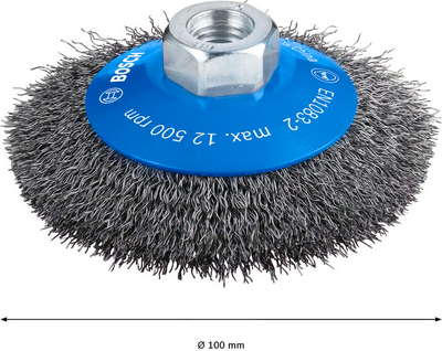 KONSKIVBORSTE BOSCH HSS 100MM