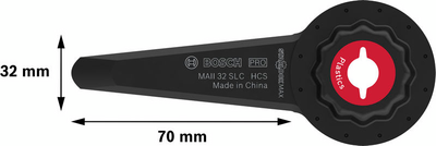 KNIV BOSCH KON MAII32SLC L:70MM PLAS, TICS HCS