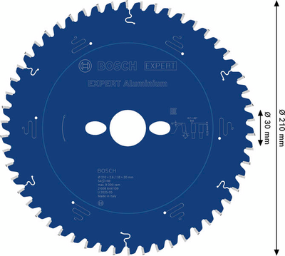 CIRKELSÅGKLINGA BOSCH EXP ALU 210X30X2,6MM 54T