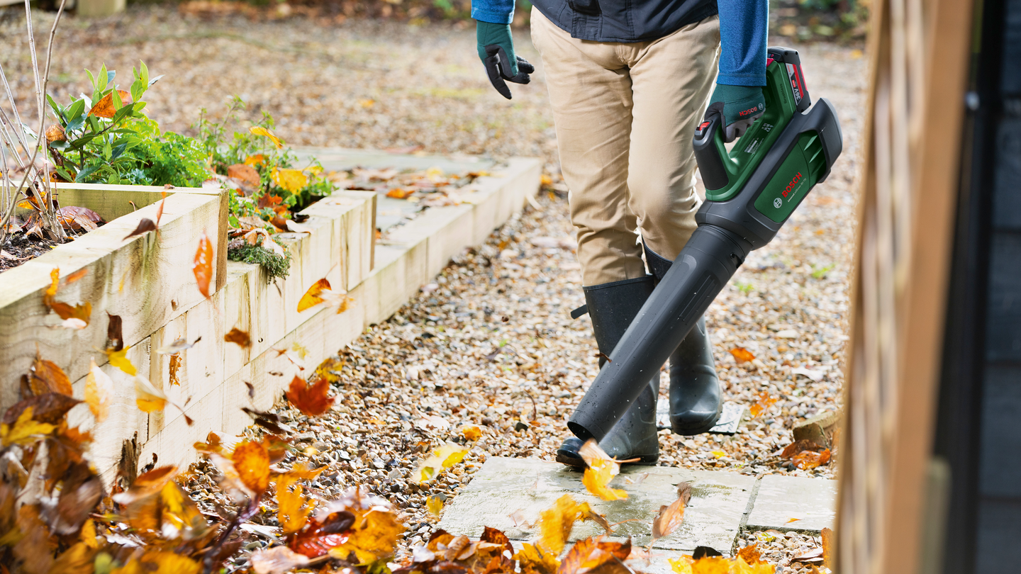 Akkulehtipuhallin Bosch AdvancedLeafBlower 36V-750 1x2,0Ah + laturi