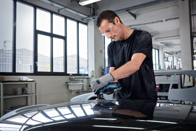 Akkuepäkeskohiomakone Bosch GEX 12V-77 Solo