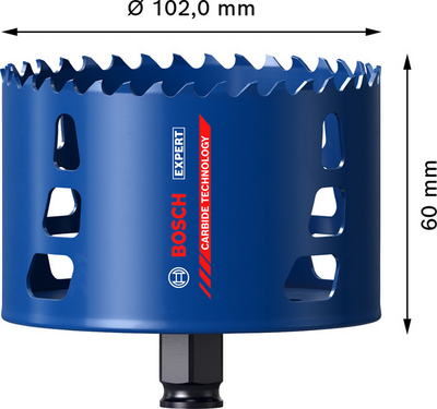 HÅLSÅG BOSCH POWERCHANGE CARBIDE 102MM