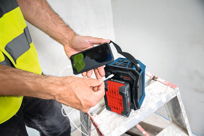 Bluetooth-kaiutin Bosch GPB 18V-1 C akkukansi BA 18-12 Solo