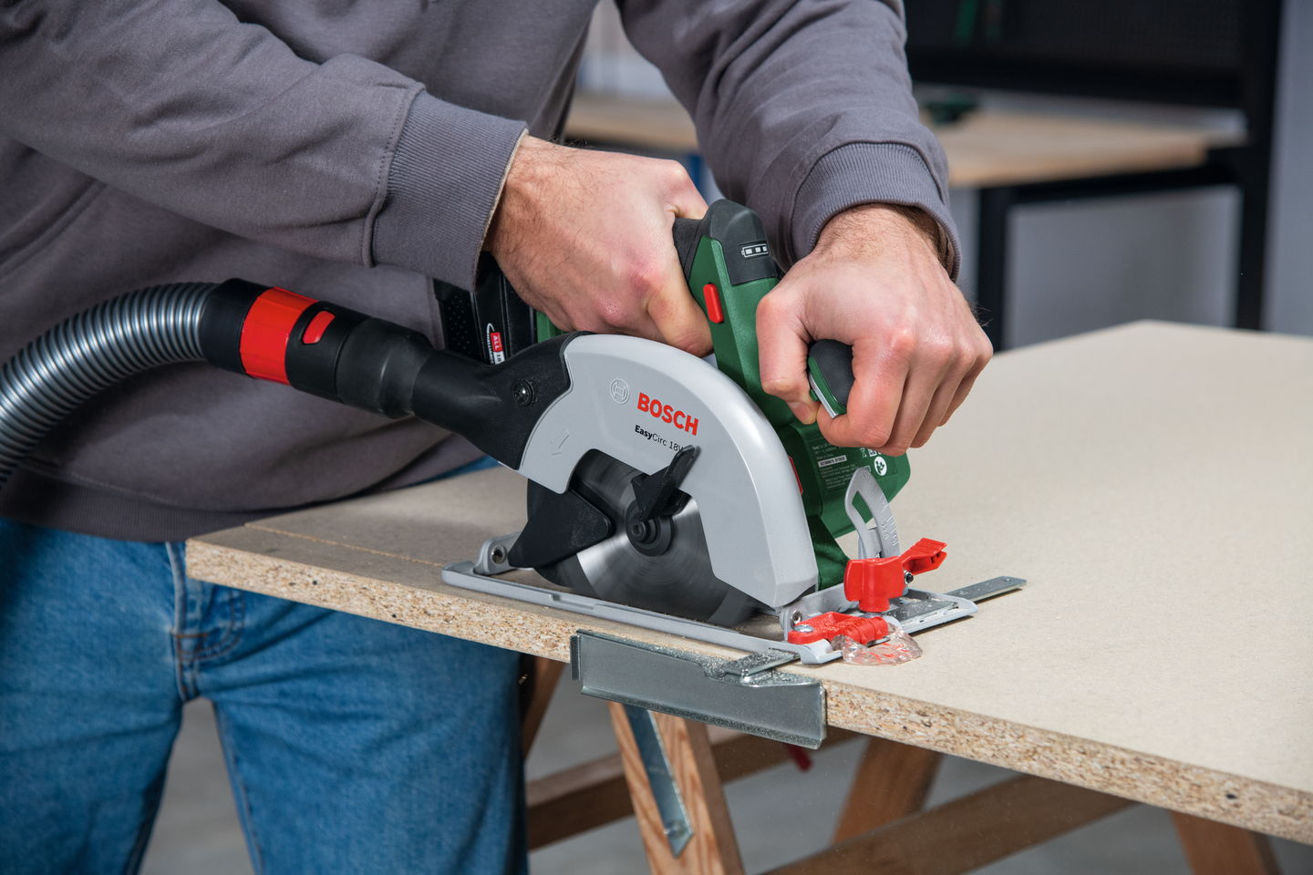 Akkukäsipyörösaha Bosch EasyCirc 18V-48 Solo