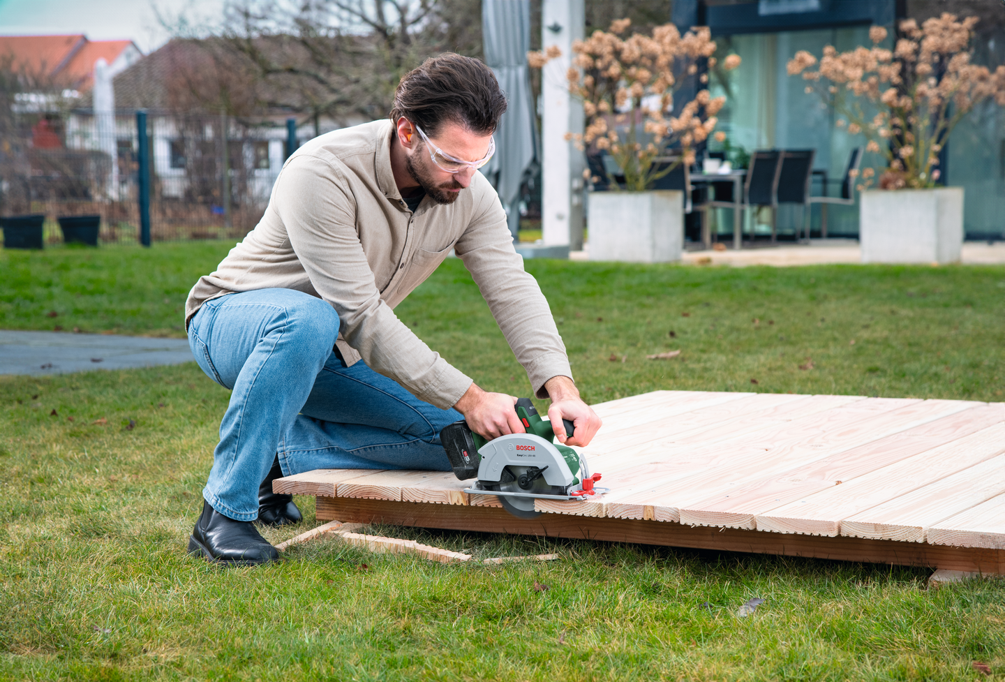 Akkukäsipyörösaha Bosch EasyCirc 18V-48 Solo