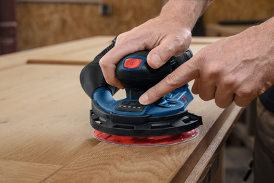 Akkuepäkeskohiomakone Bosch GEX 12V-150-3 Solo