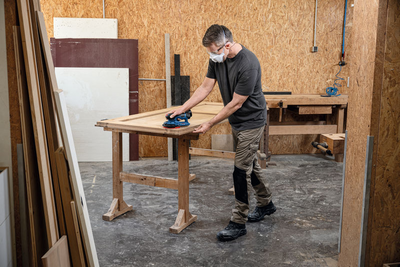 Akkuepäkeskohiomakone Bosch GEX 12V-150-3 Solo