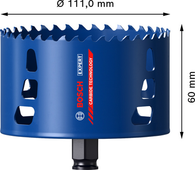HÅLSÅG BOSCH POWERCHANGE CARBIDE 111MM