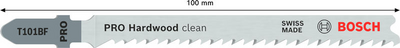 STICKSÅGBLAD BOSCH T101BF HARDWOOD, 2ST