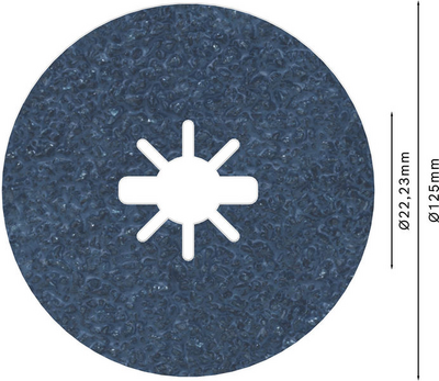 FIBERSLIPSKIVA BOSCH XL BFM K24 125MM