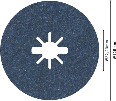 FIBERSLIPSKIVA BOSCH XL BFM K36 125MM