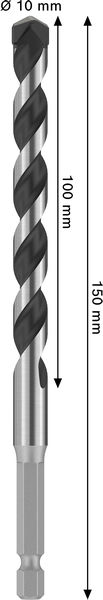 BETONGBORR BOSCH HEX-5 PRO 10X150MM