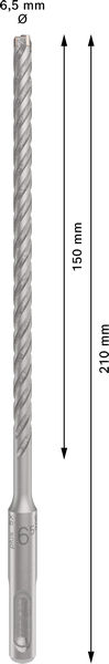 Poravasaranterä Bosch PRO SDS+ 5X 6,5x150x210mm