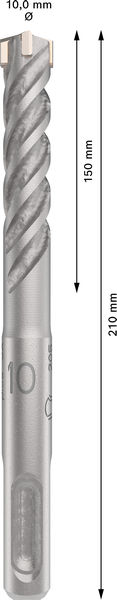 Poravasaranterä Bosch PRO SDS+ 5X 10x50x110mm