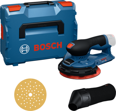 Akkuepäkeskohiomakone Bosch GEX 12V-150-3 Solo L-Boxx