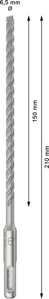 Poravasaranterä Bosch PRO SDS+ 5X 6,5x150x210mm 10kpl