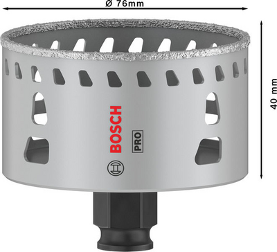 HÅLSÅG BOSCH PC TILE DIAMOND 76MM