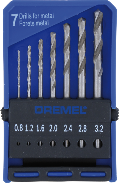PRECISIONSBORRSET DREMEL 628 0,8-3,2MM 7ST
