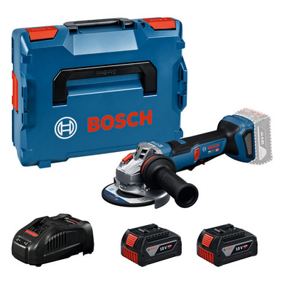 Akkukulmahiomakone Bosch GWS18V-11PS 2x5Ah L-Boxx