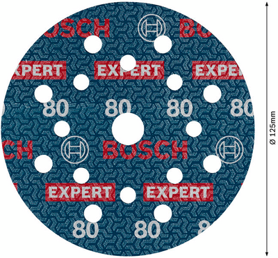 SLIPRONDELL BOSCH FOIL O780 125MM, K80 BULK