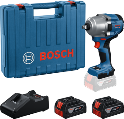 Akkuiskumutterinväännin Bosch GDS 18V-780 2x5,0Ah Case