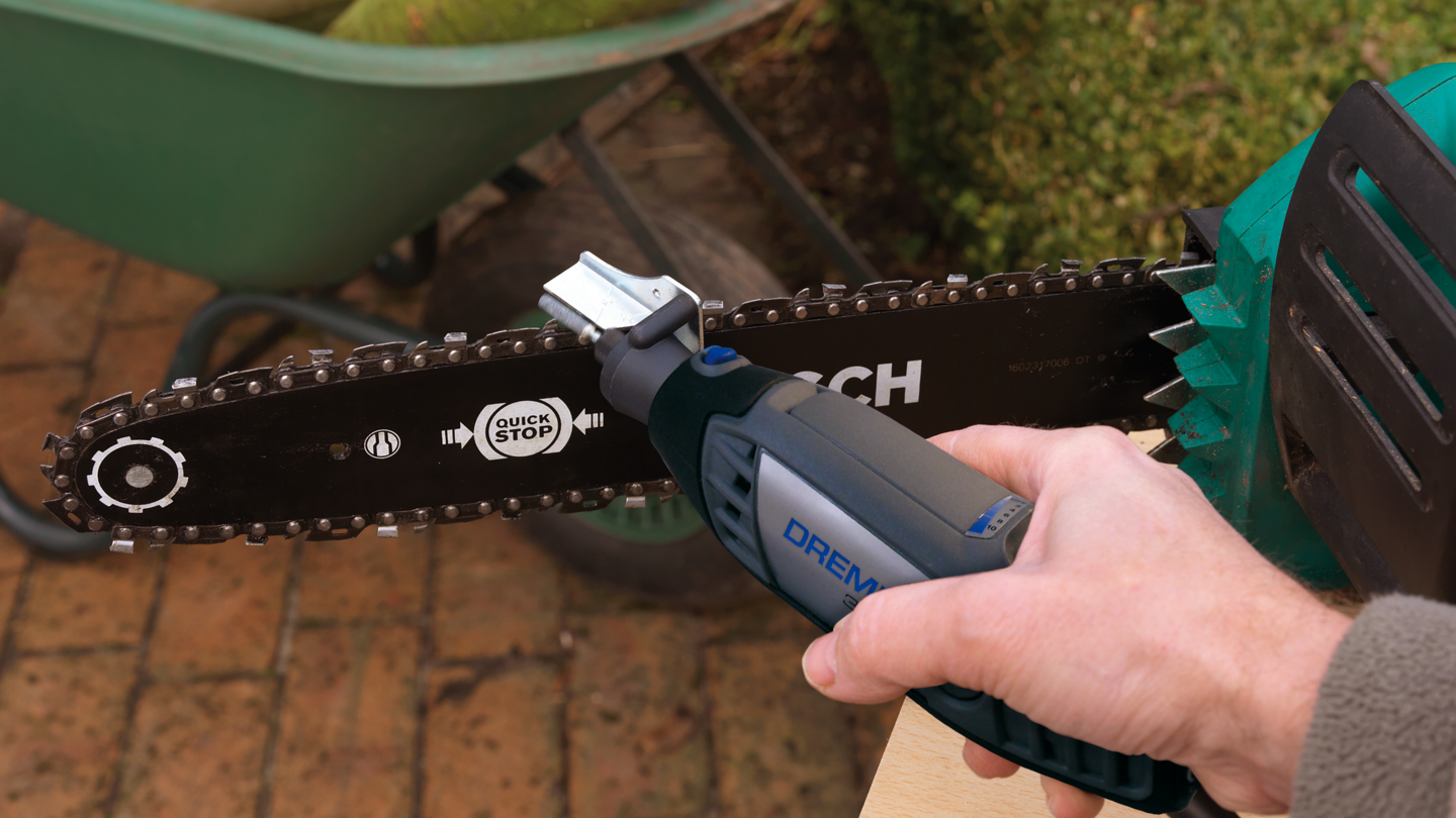 Moottorisahaketjun teroitussarja Dremel 1453