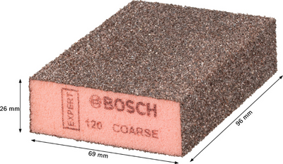 SLIPSVAMP BOSCH COARSE 69X97X26MM