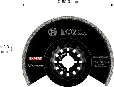 SÅGBLAD BOSCH MT SL ACZ85RD4 MI DIA, EXP