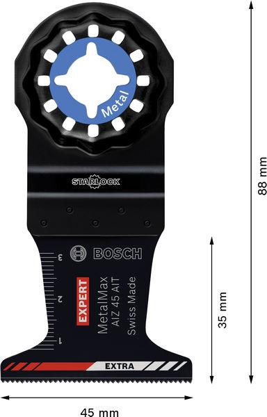 SÅGBLAD BOSCH MT SL AIZ45AT METALMAX, EXP