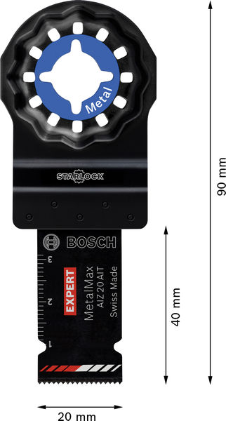 SÅGBLAD BOSCH MT SL AIZ20AT METALMAX, EXP