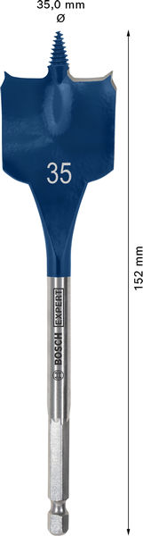 FLATFRÄSBORR BOSCH SELFCUT EXP, 35X152MM