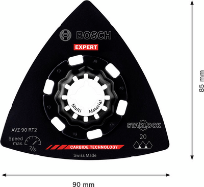 SLIPPLATTA BOSCH MT SL AVZ90RT2 MU, HM EXP