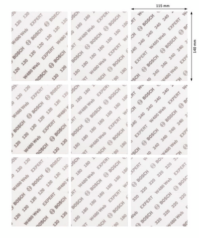 SLIPARK BOSCH WEB W480 SORT 9ST, 9ST