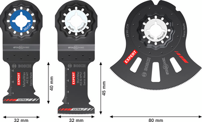 SÅGBLADSET BOSCH EXP MT SL CUTTING, 3 DELAR