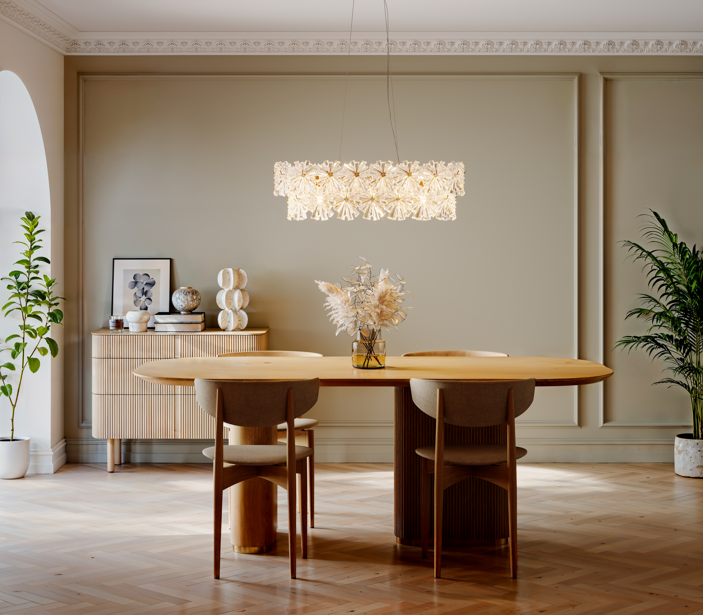 Riippuvalaisin By Rydens Lorraine Bar kirkas / messinki