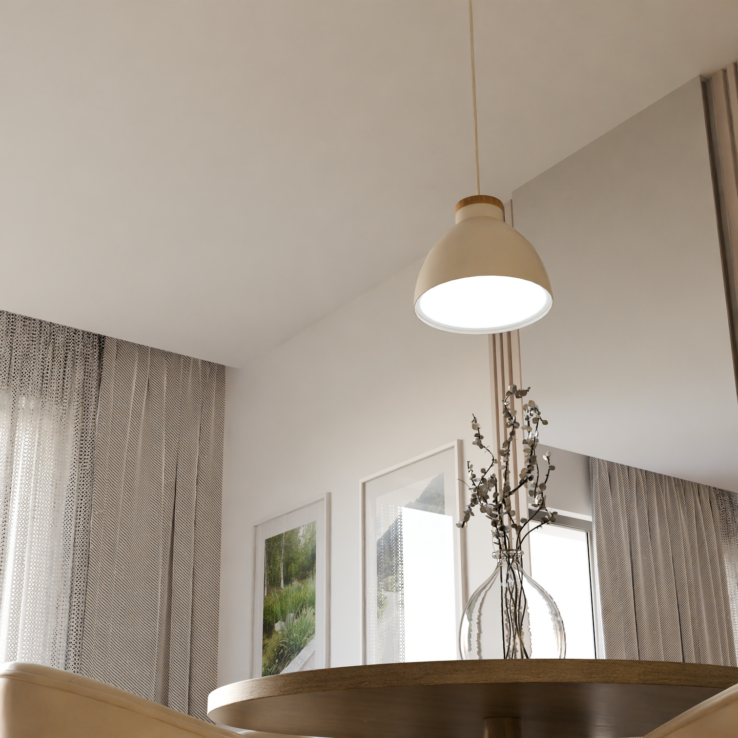 Riippuvalaisin Sessak Vito Ø30 beige