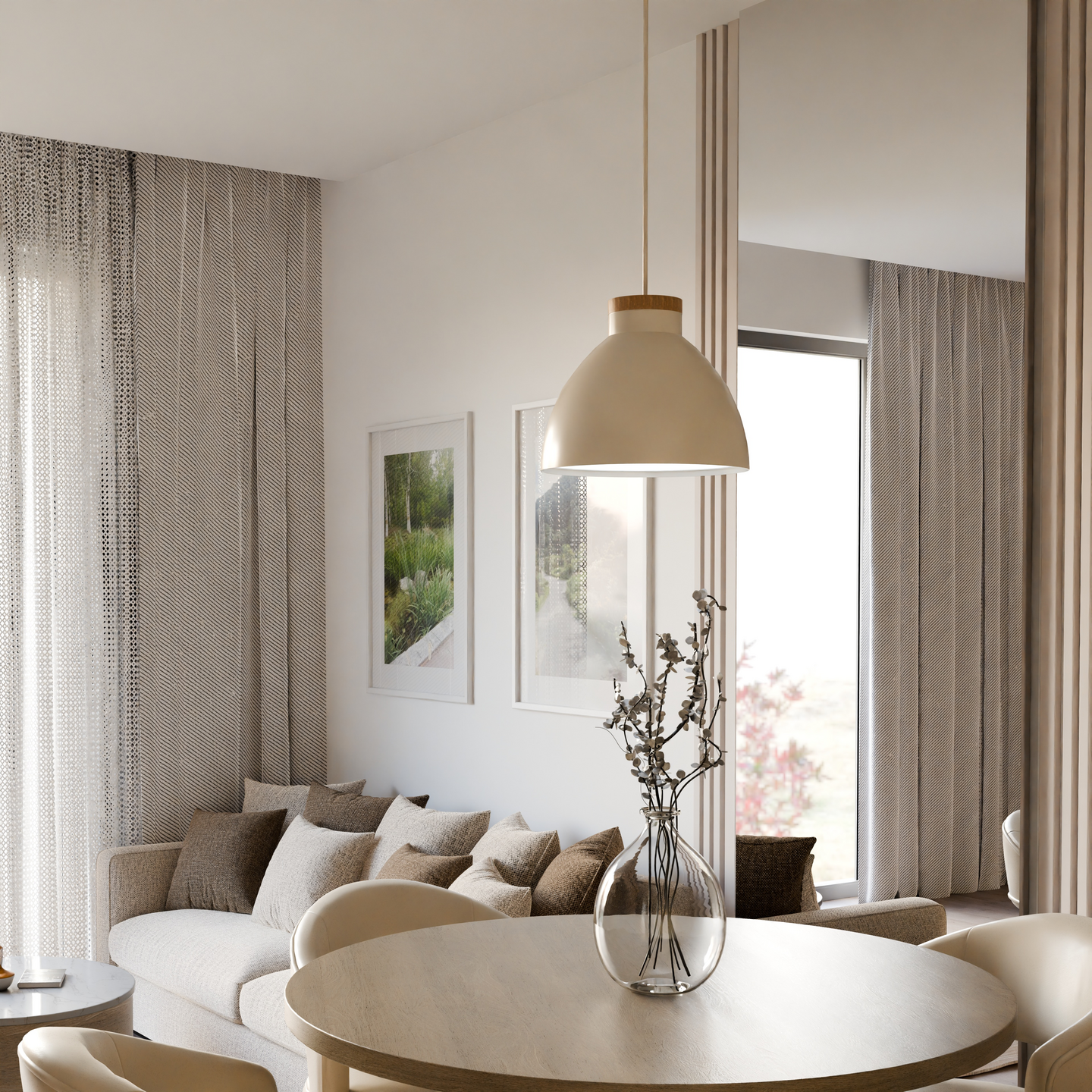 Riippuvalaisin Sessak Vito Ø30 beige