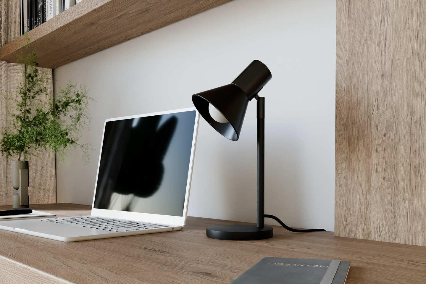 Pöytävalaisin Sessak Malone musta