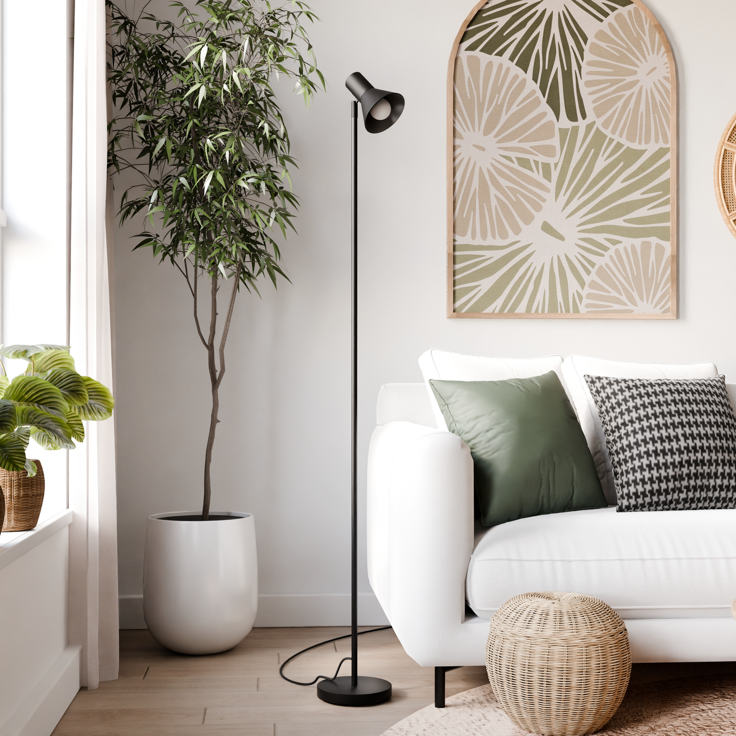 Lattiavalaisin Sessak Malone valkoinen