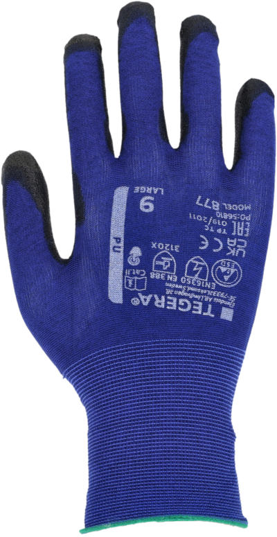 HANDSKE 877 TEGERA SYNTETDOPPAD STL 9