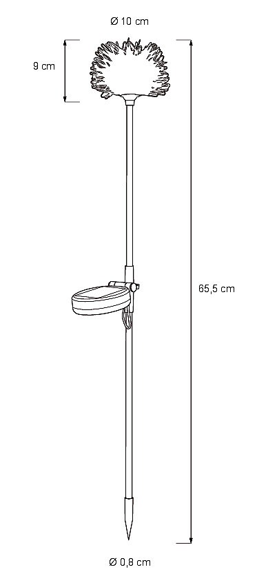 Solar valotikku Airam Selina