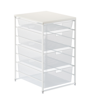 Meshkori Elfa 427x527x85mm valkoinen 145190