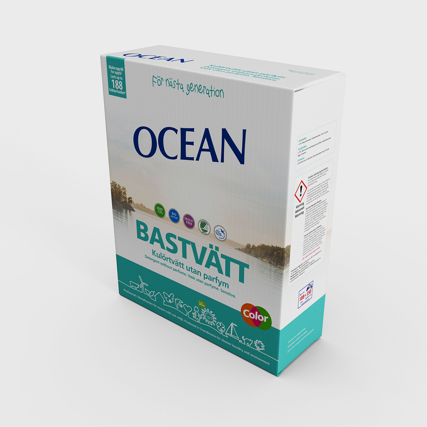 TVÄTTMEDEL BAS OCEAN REF 6,2KG OPARFYMERAD
