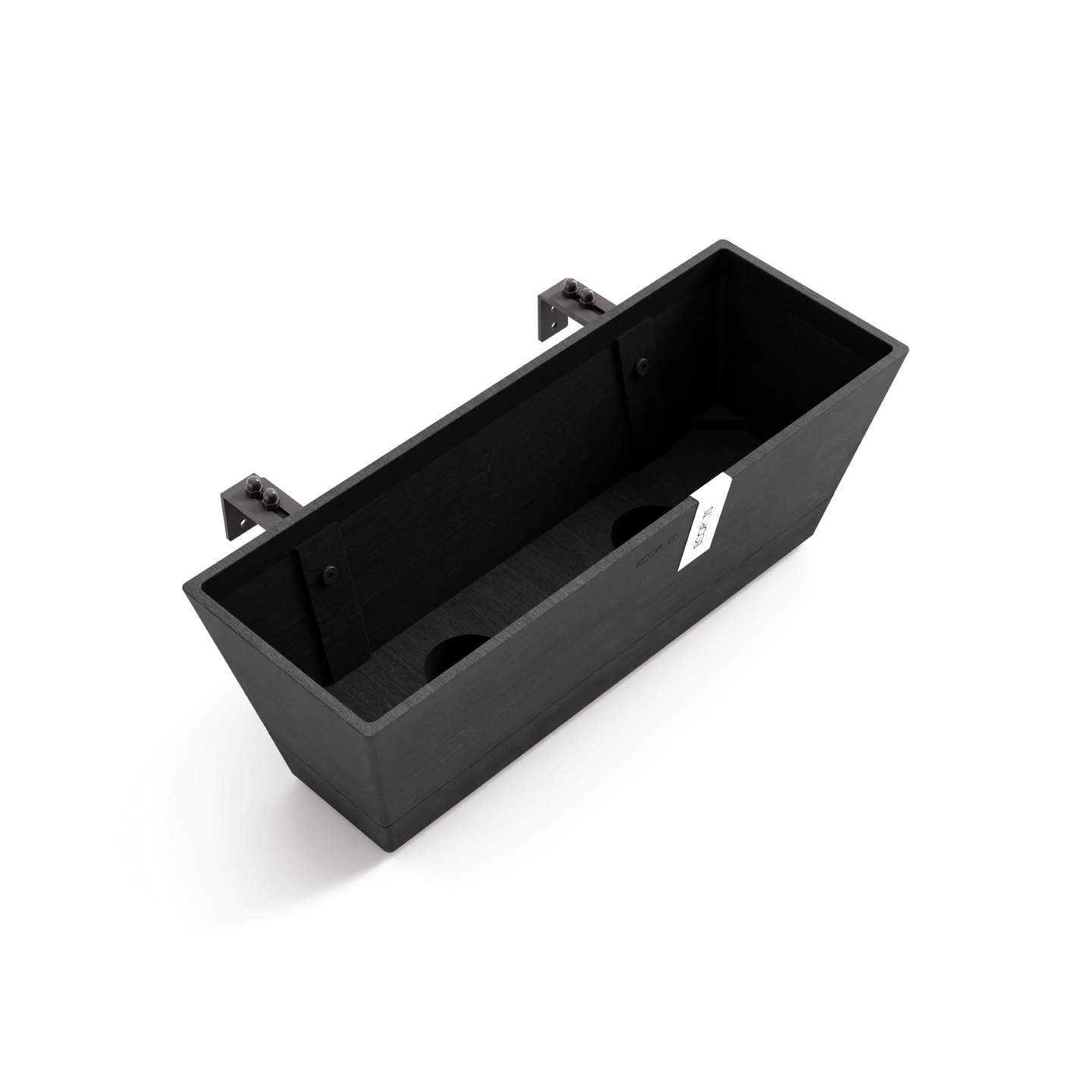 Ruukku Ecopots Bruge ripustettava 50cm tummanharmaa