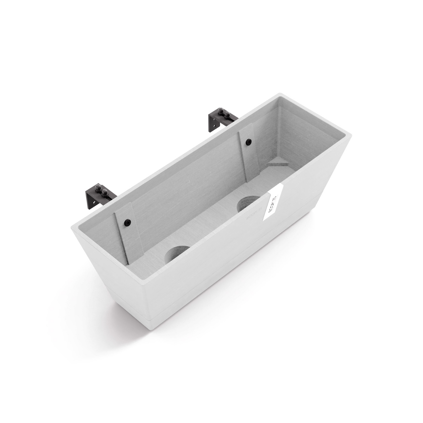 Ruukku Ecopots Bruge ripustettava 50cm valkoinen