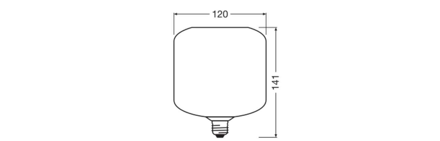 LED-sisustuslamppu OSRAM Decor Colour Glass Square 3,5W 2700K E27 vihreä