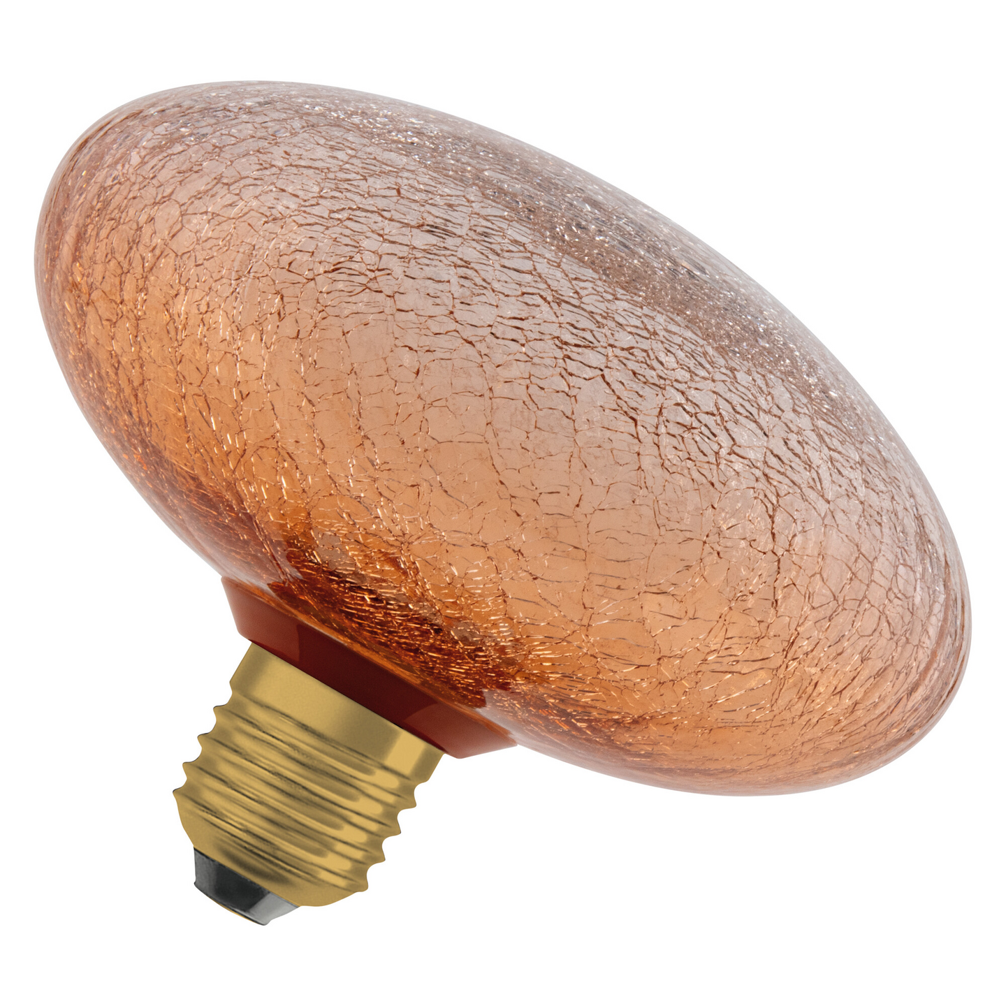 LED-sisustuslamppu OSRAM Decor Cracked Glass Flat 3,5W 2700K E27 oranssi