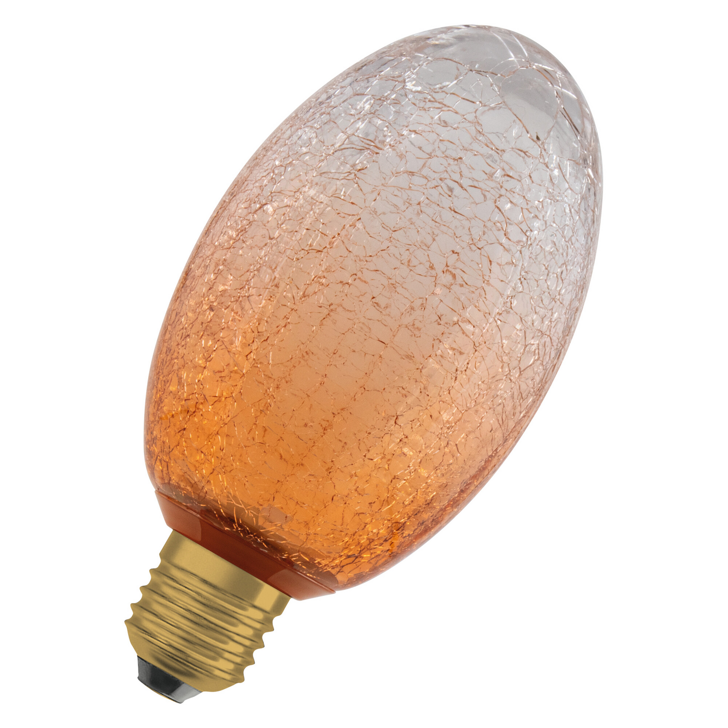 LED-sisustuslamppu OSRAM Decor Cracked Glass Long 3,5W 2700K E27 oranssi
