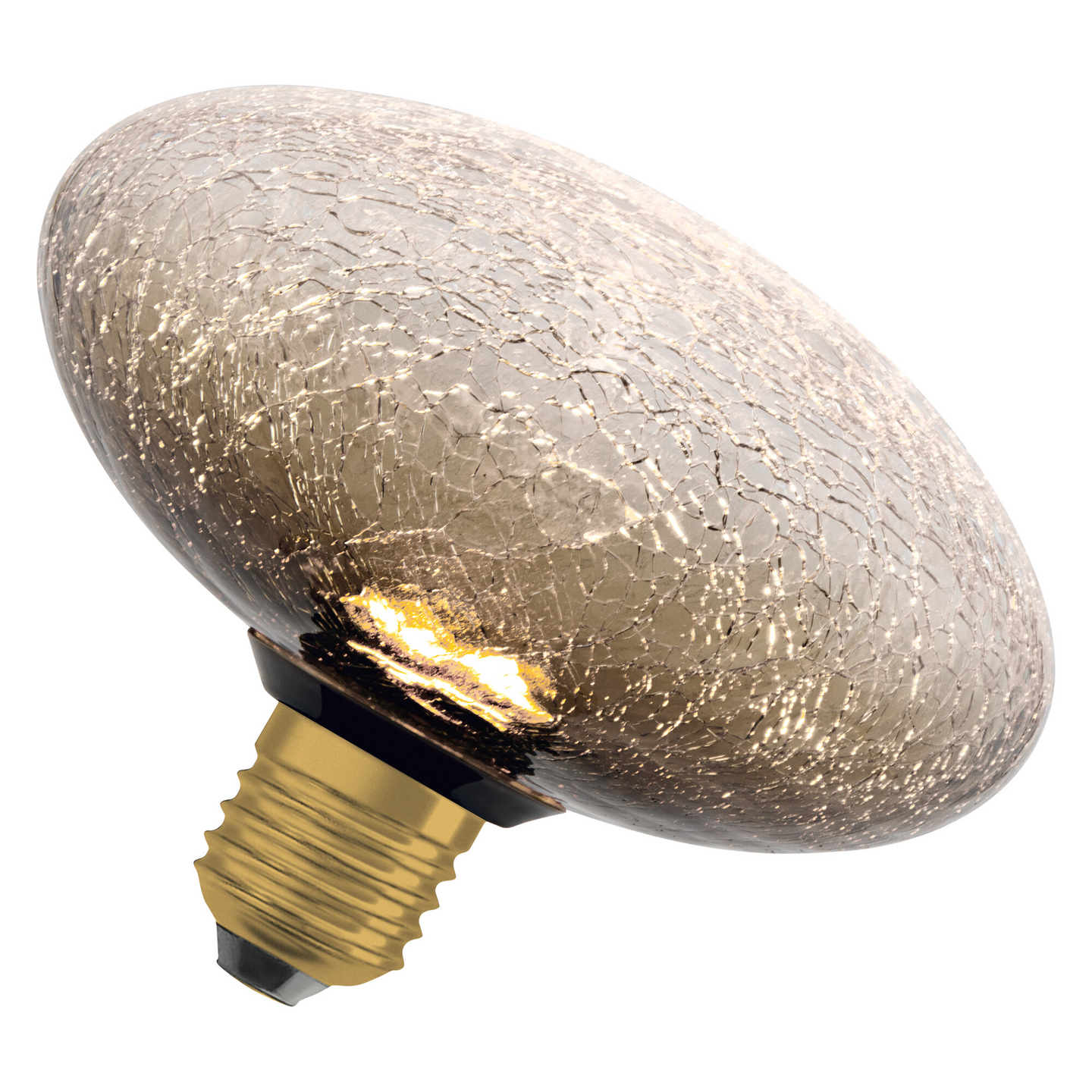 LED-sisustuslamppu OSRAM Decor Cracked Glass Flat 3,5W 2700K E27 ruskea